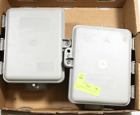 telephone external junction box|exterior phone line connection box.